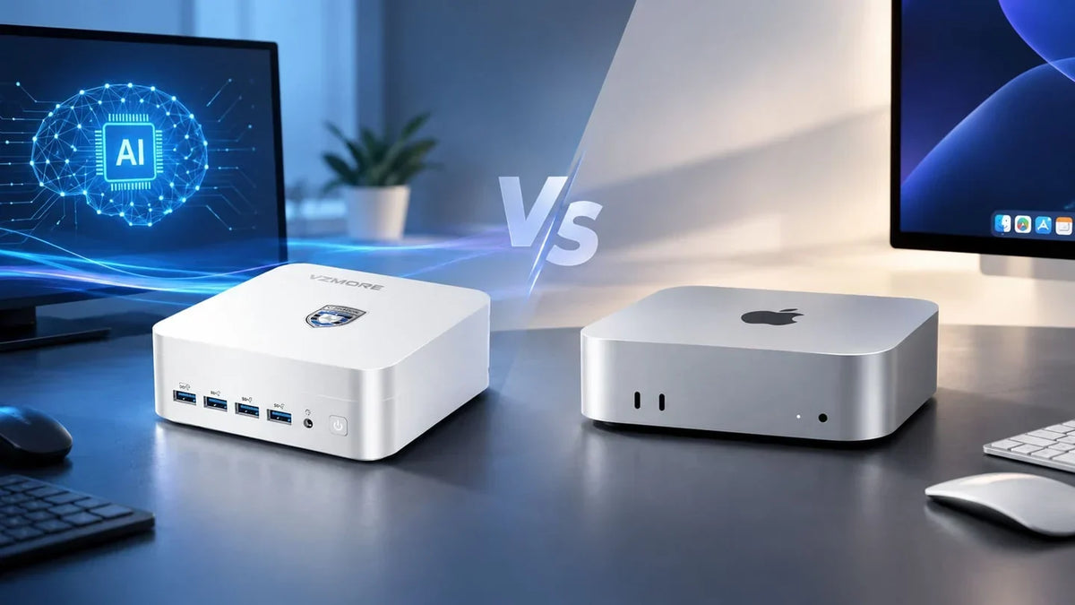 Mac mini M5 Pro vs. Ryzen AI 9 HX 470: comparativa de rendimiento, IA y capacidad de ampliación