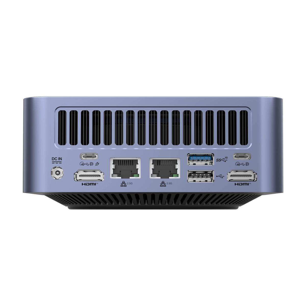VZMORE iX5 Max Mini PC: vista trasera