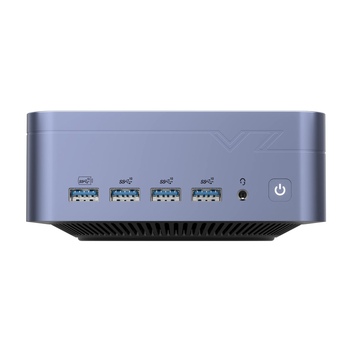 VZMORE iX5 Max Mini PC: vista frontal