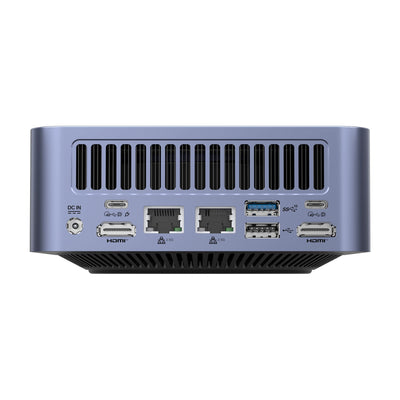 VZMORE iX5 Max Mini PC: vista trasera