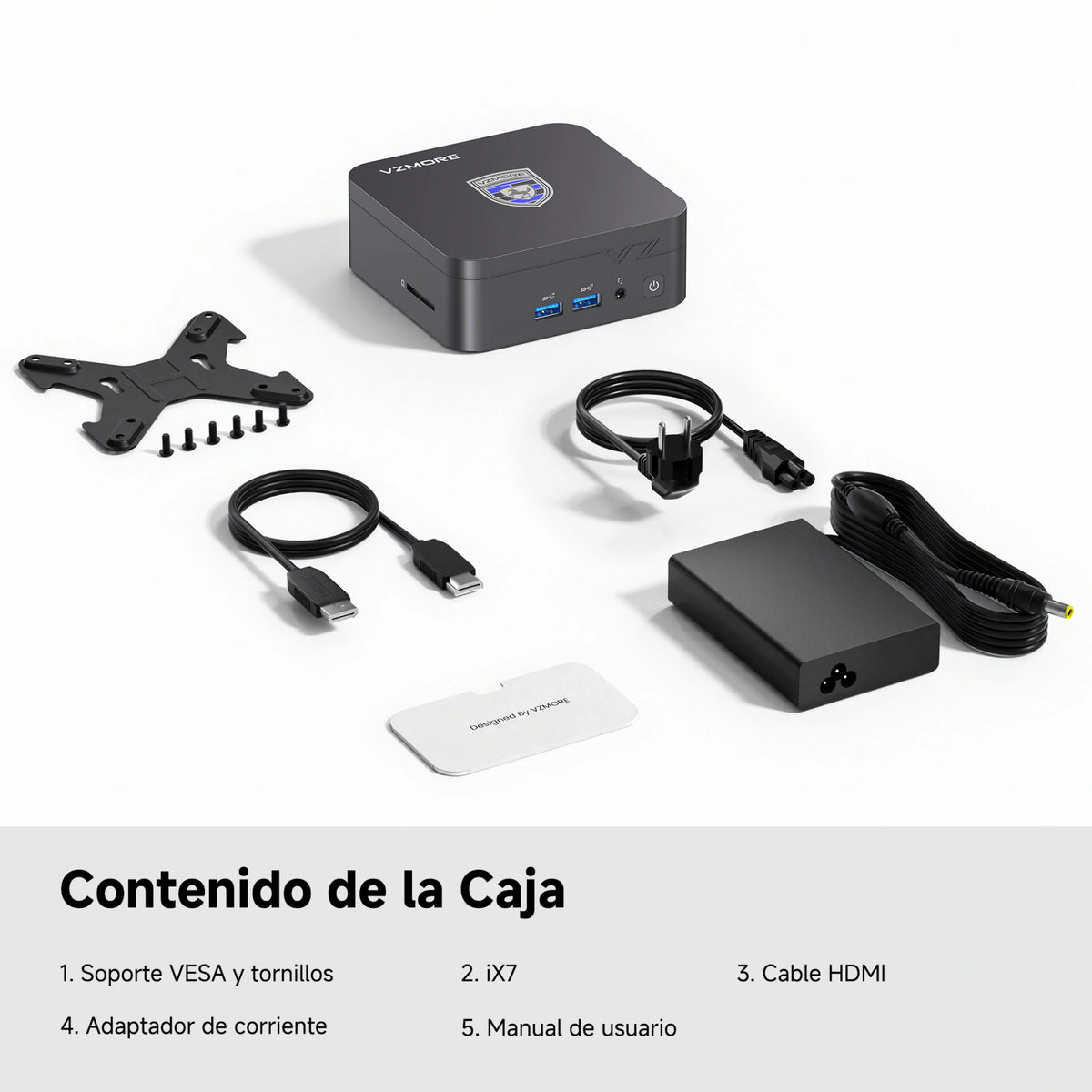 VZMORE iX7 Contenido de la Caja