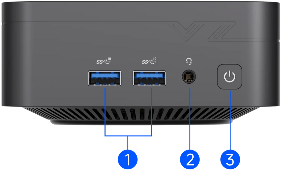 Vista frontal del VZMORE iX7